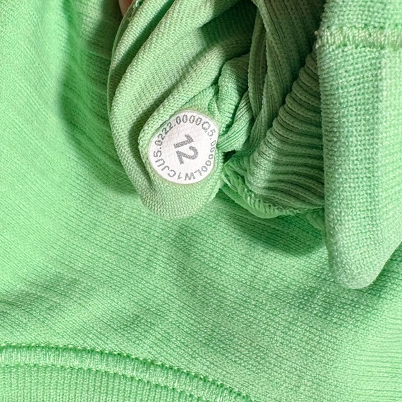 lululemon athletica Neon Green Ribbed Racerback Tank - Picture 8 of 9
